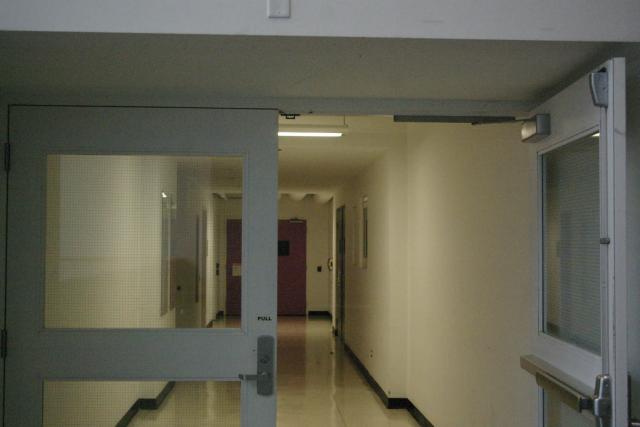 Conference Centre corridor seen from entrance